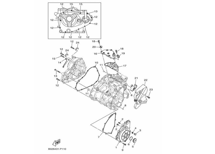 11 Crankcase Cover 1