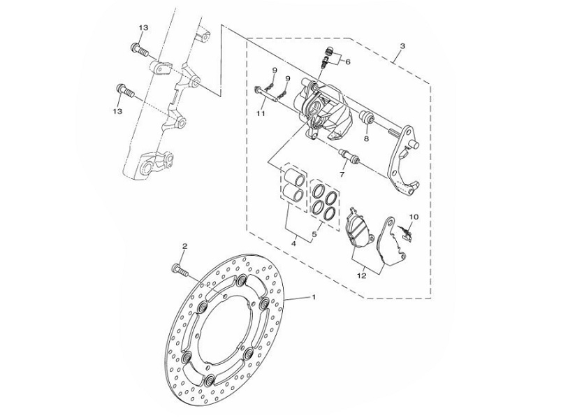 27 Front Brake Caliper