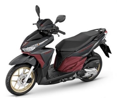 Click 125i Matte Black/Gray Plastics