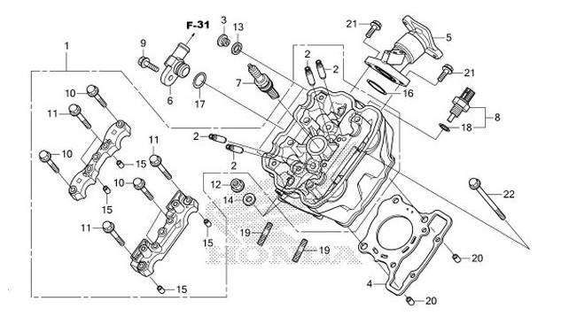 E-2 Cylinder Head
