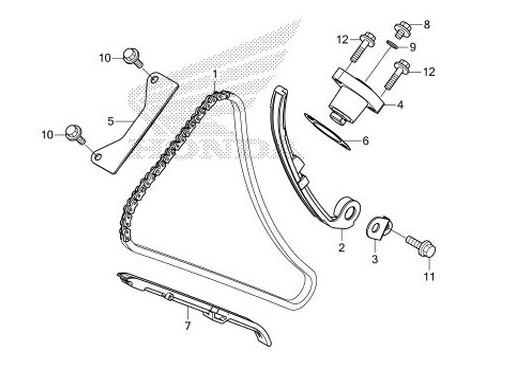 E-4 Cam Chain/Tensioner