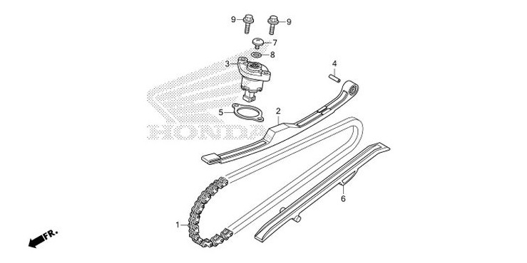 E-4 Cam Chain/Tensioner