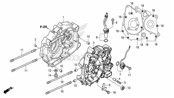 E-12 Crankcase
