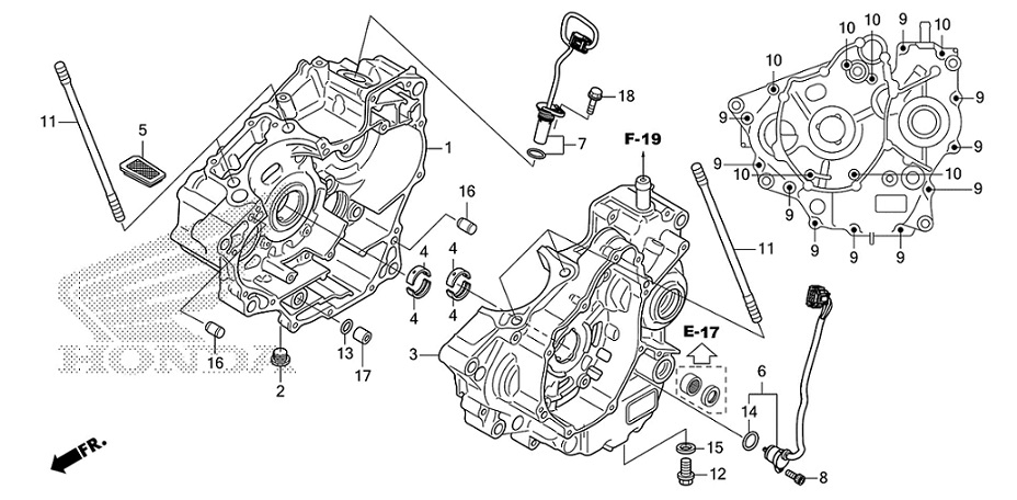 E-13 Crankcase