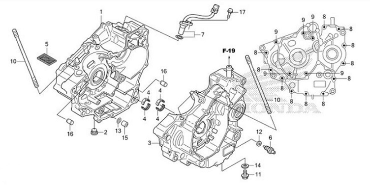 E-13 Crankcase