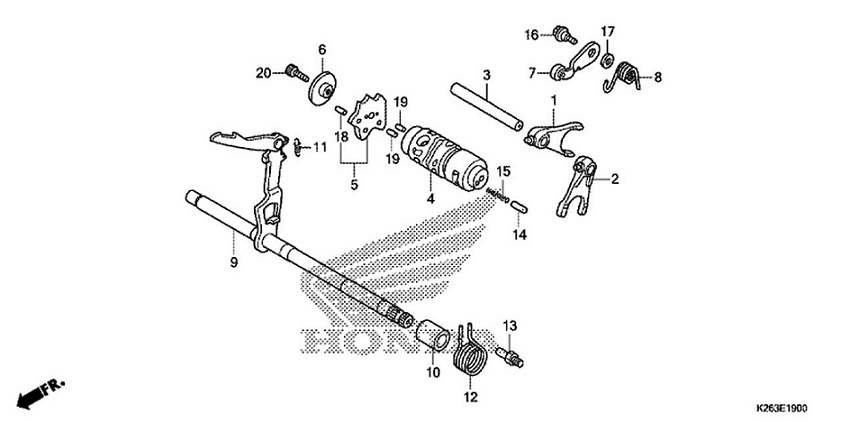 E-15 Gearshift Drum