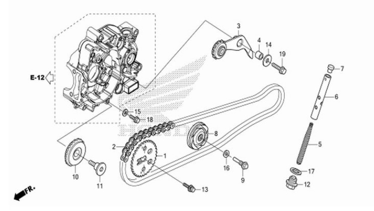 E-3 Cam Chain / Tensioner