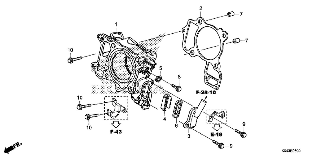 E-5  Cylinder/Reed Valve