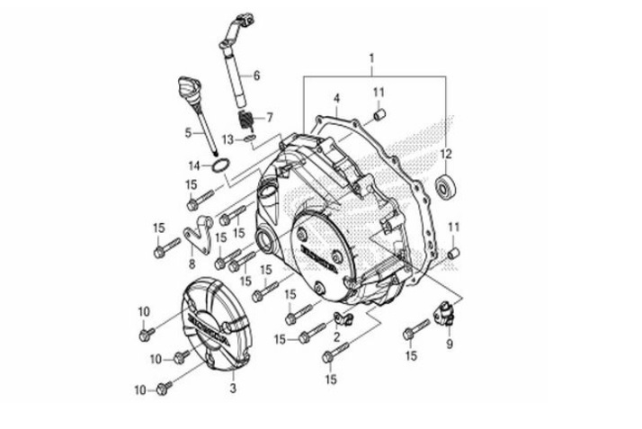 E-5 Right Crankcase Cover