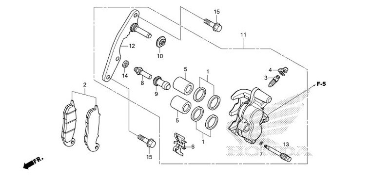 F-18 Front Brake Caliper