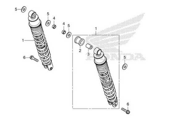 F-25 Rear Shock Absorber