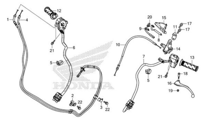 F-4 Handle Lever / Switch / Cable