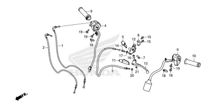 F-4 Handle Lever/Switch/Cable