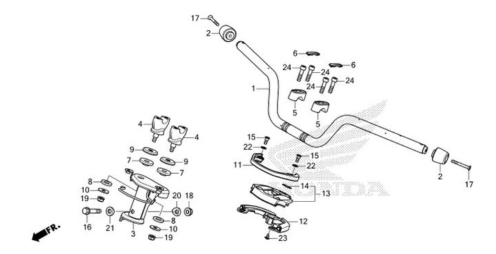 F-9 Handle Pipe/Handle Cover