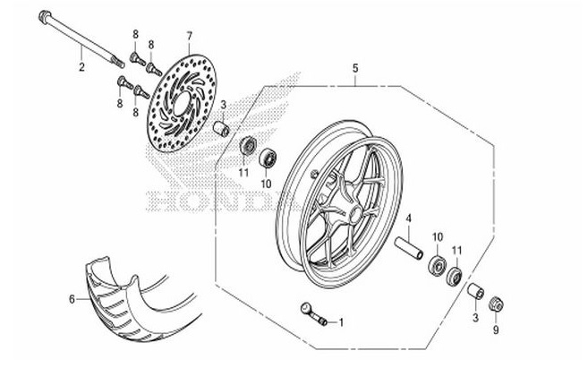 F-11 Front Wheel