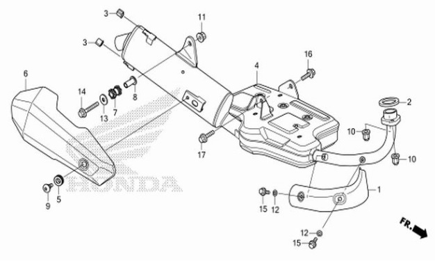 F-21 Exhaust Muffler
