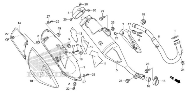 F-21 Exhaust Muffler