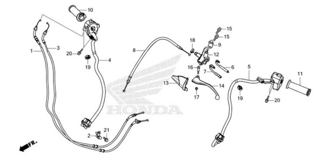 F-4 Handle Lever/Switch/Cable