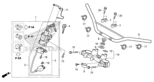 F-5 Steering Handle