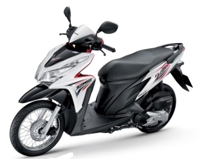 Click 125i White/Black Plastics