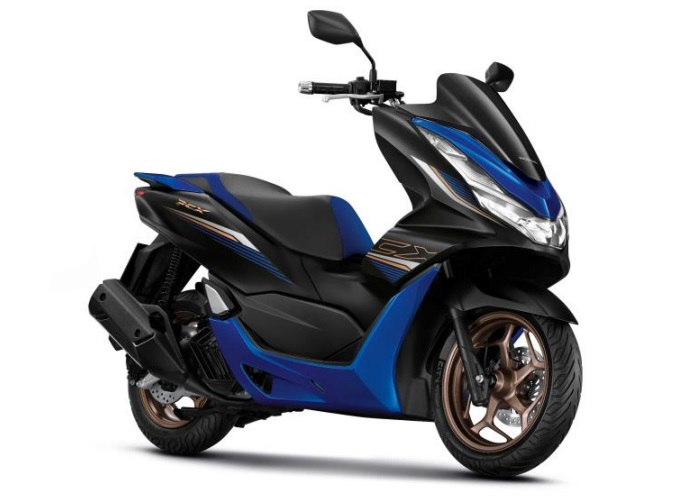 PCX 125/160 (2023) Black/Blue Plastic (NH-436M)