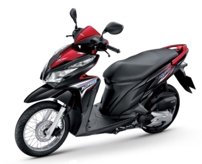 Click 125i Black/Red Plastics