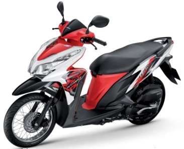 Click 125i Street White/Red Plastics