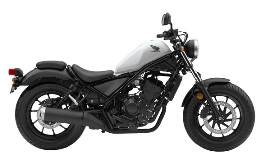 Honda CMX/Rebel 300 White/Black Plastics