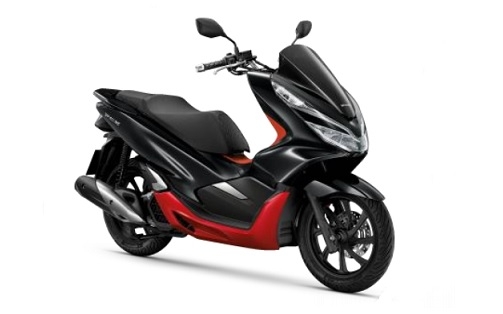 PCX Black-Red Plastic Parts (NHA35M)