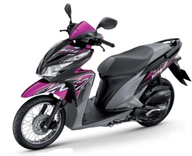 Click 125i Racing Purple Plastics