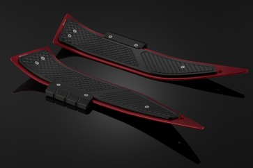 Foot Plate with Extra Protection - Red/Black