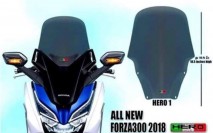 Honda Forza 250/300 (2018-2020) Hero 1 Windshield