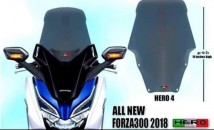Honda Forza 250/300 (2018-2020) Hero 4 Windshield