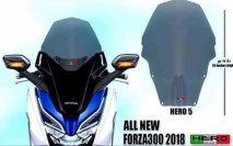 Honda Forza 250/300 (2018-2020) Hero 5 Windshield