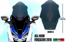 Honda Forza 250/300 (2018-2020) Hero 6 Windshield