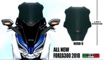 Honda Forza 250/300 (2018-2020) Hero 9 Windshield