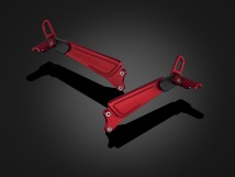Rear Footrest Set - Red