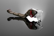 Folding Adjustable Rear Brake Lever (Curve Surface)-Titanium