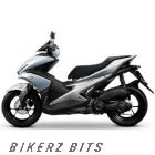 Yamaha Aerox Silver Decal & Emblem Set