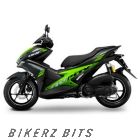 Yamaha Aerox Black/Green Plastic Set