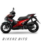 Yamaha Aerox Black/Red Plastic Set