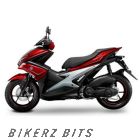 Yamaha Aerox Red/Silver Plastic Set