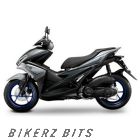 Yamaha Aerox Gray/Blue Plastic Set