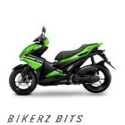 Yamaha Aerox (2019) Green Decal & Emblem Set