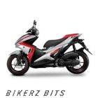 Yamaha Aerox (2019) Silver/Red Plastic Set