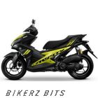 Yamaha Aerox Black/Lime Plastic Set