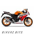 Honda CBR300R Full Orange/White Plastic Parts