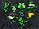 Complete 3M™ Honda CRF300LR Rally Decal Sticker Kit - 300 CAMO (Green)
