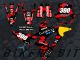 Complete 3M™ Honda CRF300LR Rally Decal Sticker Kit - 300 CAMO (Red)