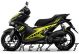 Yamaha Aerox Black/Lime Decal & Emblem Set